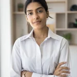 vertical-portrait-happy-young-business-lady-indian-ethnicity-standing-confident-pose-looking-camera-profile-picture-339154738